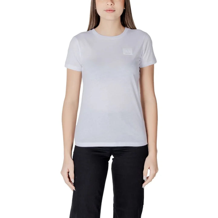 Armani Exchange White Cotton T-Shirt