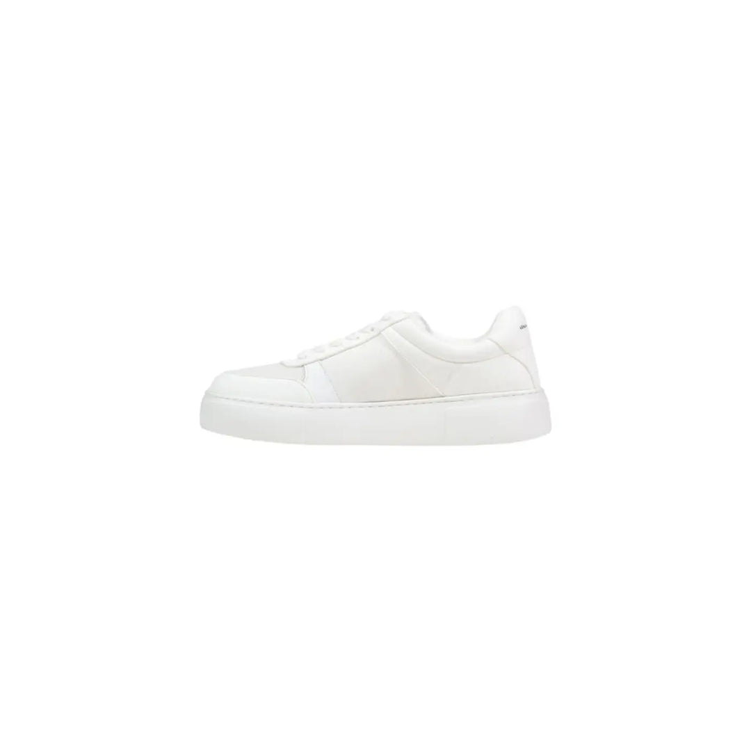 Armani Exchange White Polyamide Athletic Sneakers