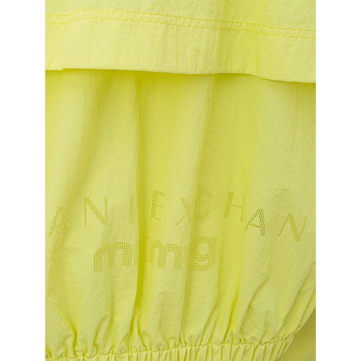 Armani Exchange Bomber Jackets - Yellow Polyamide