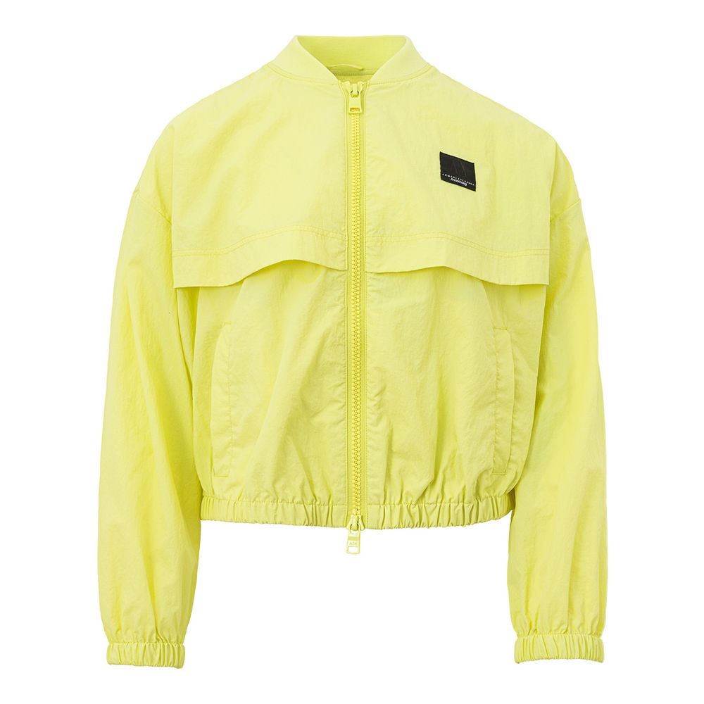 Armani Exchange Bomber Jackets - Yellow Polyamide