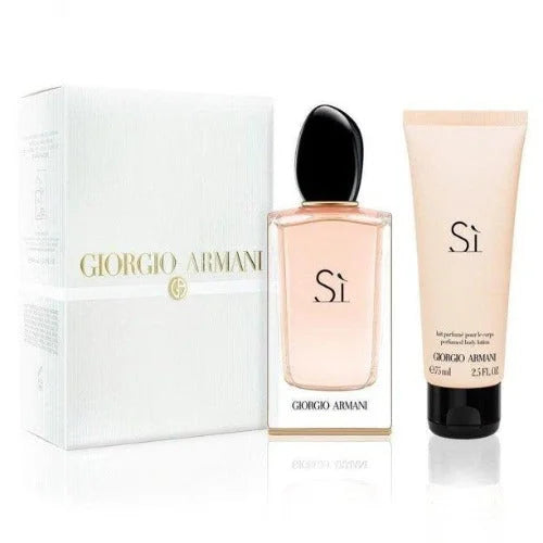 Armani Si Eau De Parfum 2 Piece Gift Set for Women 3.4 Oz Spray Women’s Sets Giorgio