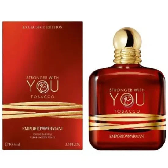 Emporio Armani Stronger With You Tobacco Unleashed Amber Spicy Scent Men’s Cologne Giorgio