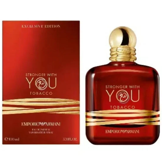 Emporio Armani Stronger With You Tobacco Unleashed Amber Spicy Scent Men’s Cologne Giorgio