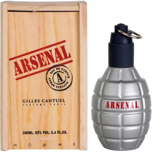 Arsenal Grey Eau Earthy Woods Radiant Amber Aroma Men’s Cologne Gilles Cantuel