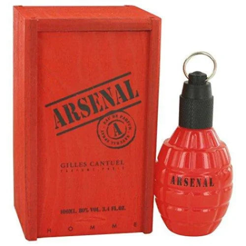 Arsenal Red Cologne for Men Bold Woody Perfume Every Occasion Men’s Gilles Cantuel