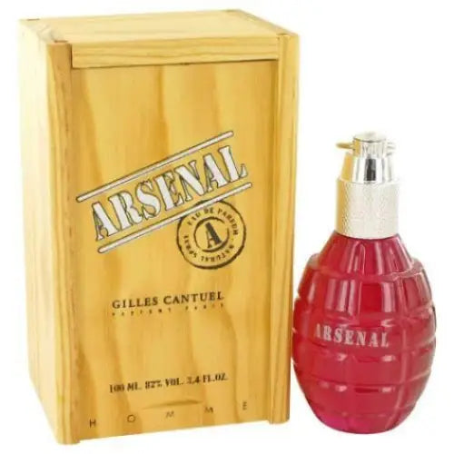 Unleash Confidence with Arsenal Red Eau’s Captivating Woody Scent Men’s Cologne Gilles Cantuel