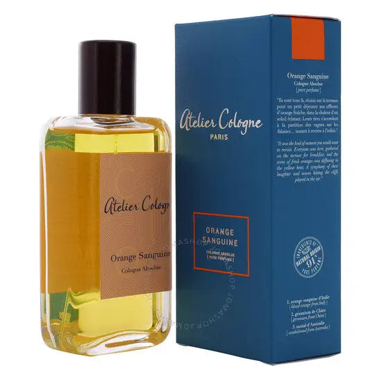 Vibrant Citrus Harmony with Atelier Cologne Orange Sanguine Pure Perfume Unisex Fragrance