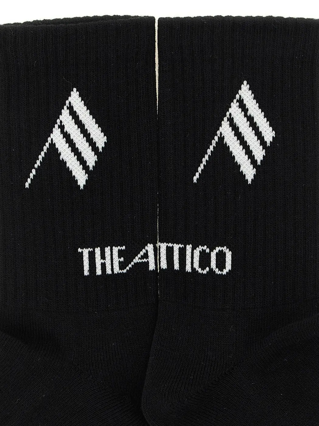 The Attico Bicolor Cotton Socks