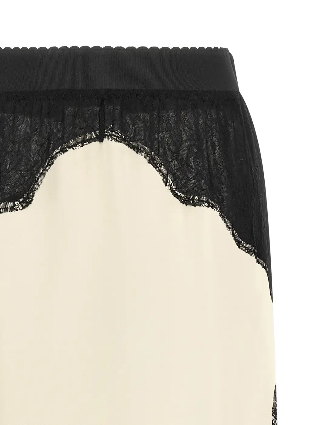 The Attico Bicolor Viscose Midi Skirt