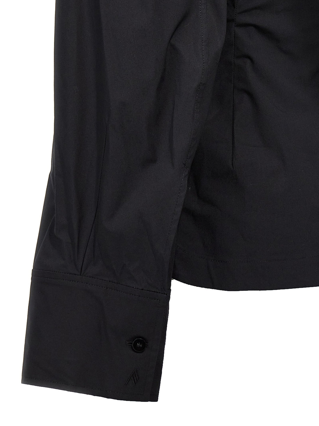 The Attico - Women’s Black Cotton Blouse