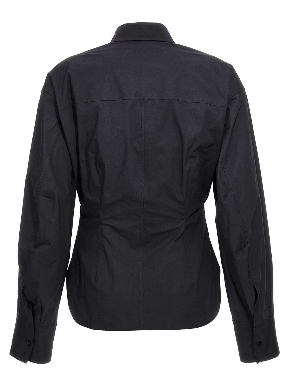 The Attico - Women’s Black Cotton Blouse