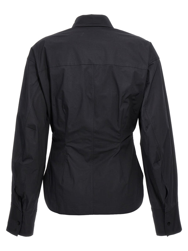 The Attico - Women’s Black Cotton Blouse