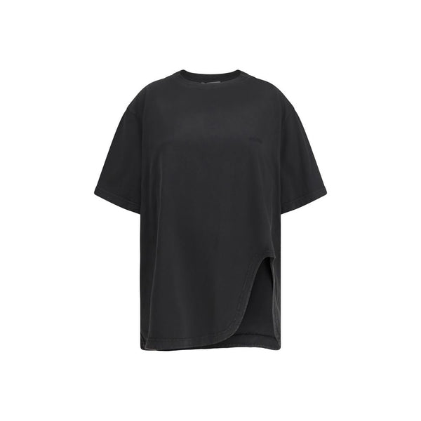 The Attico - Black Cotton T-Shirt