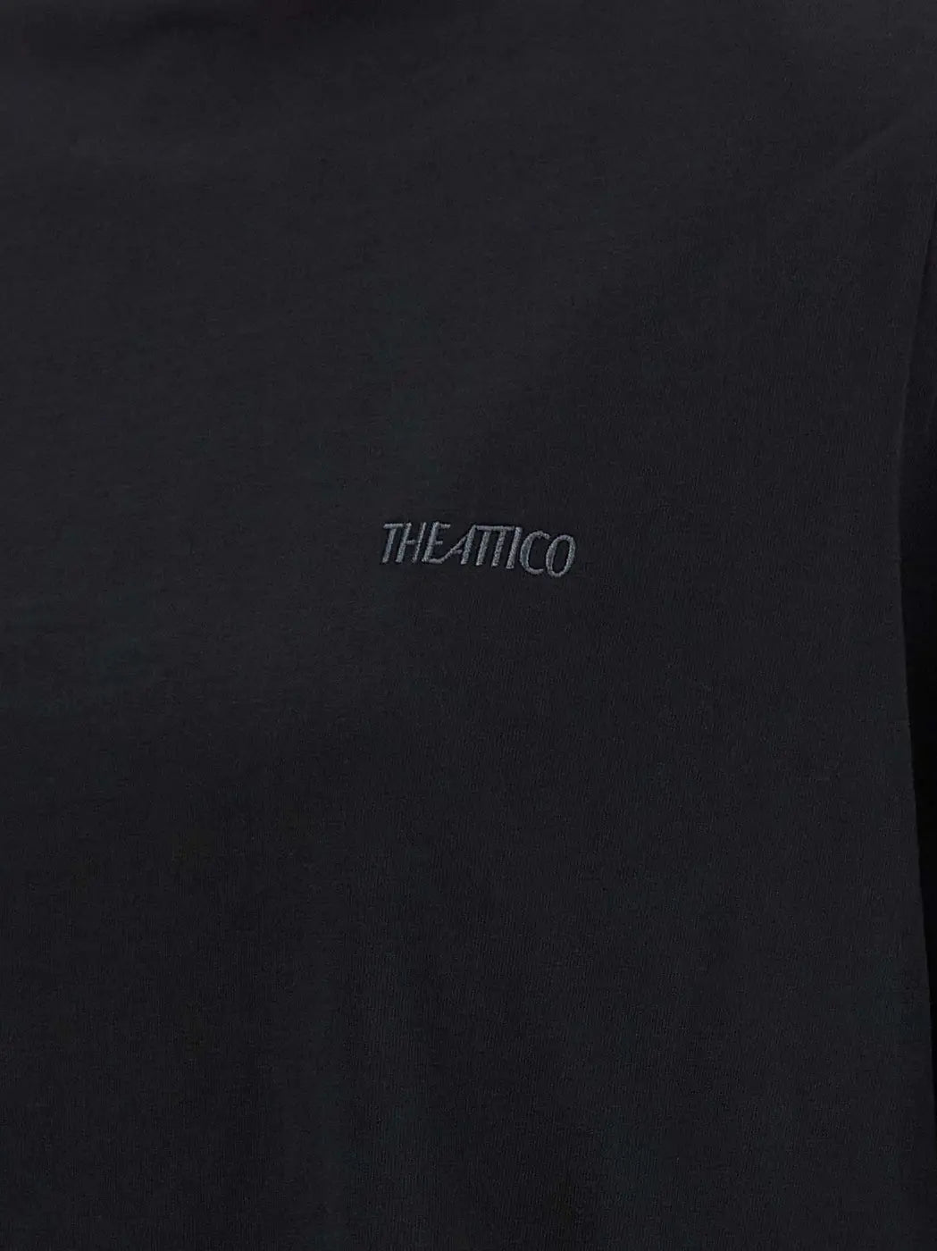 The Attico Black Cotton T-shirt