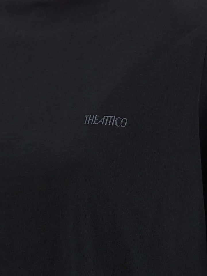 The Attico Black Cotton T-shirt