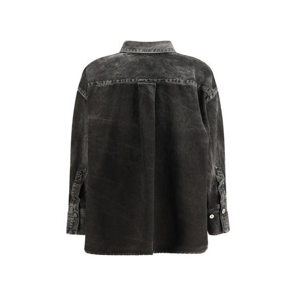 The Attico Shirts - Black Denim Shirt