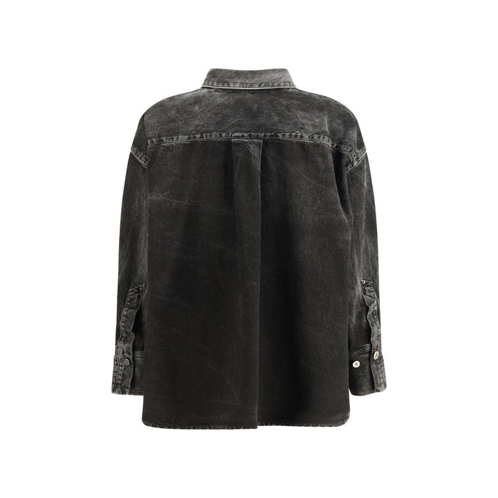 The Attico Shirts - Black Denim Shirt