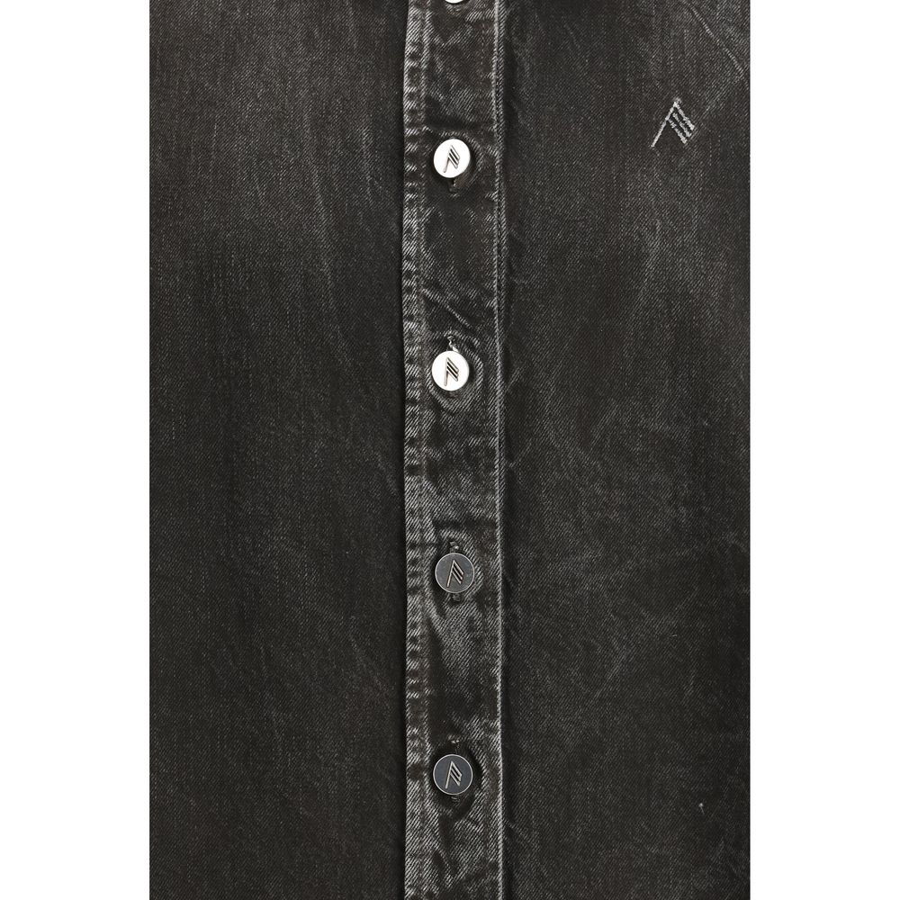 The Attico Shirts - Black Denim Shirt