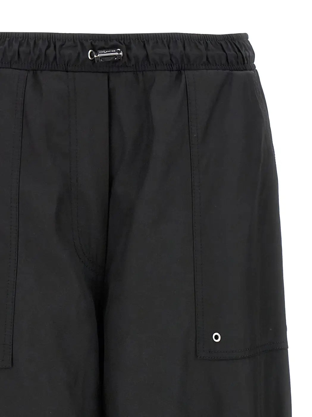 The Attico Black Polyester Casual Pants