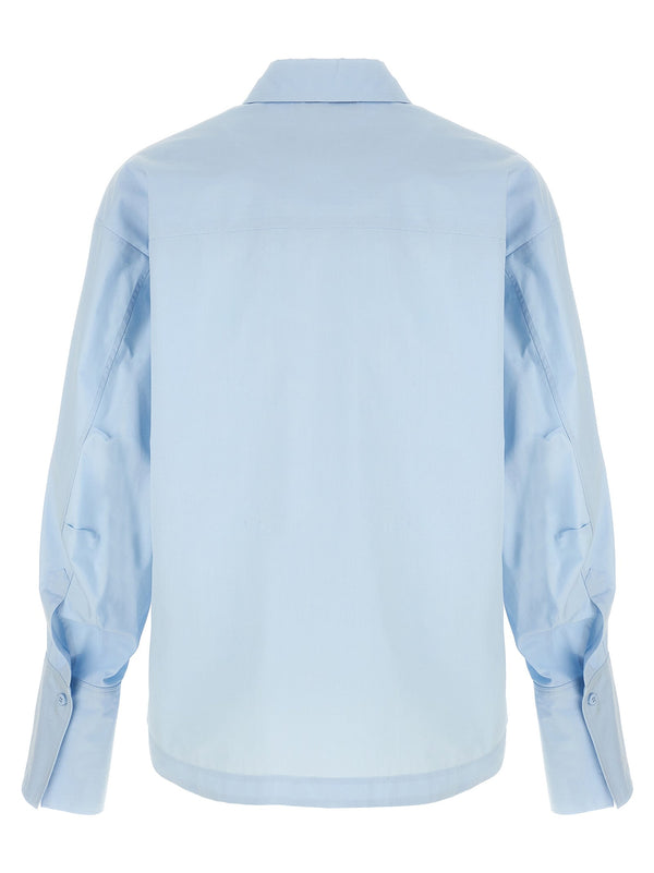 The Attico - Women’s Blue Cotton Blouse