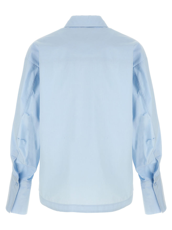 The Attico - Women’s Blue Cotton Blouse