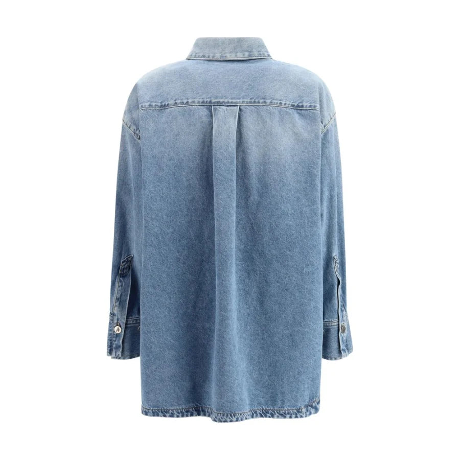The Attico Blue Denim Shirt