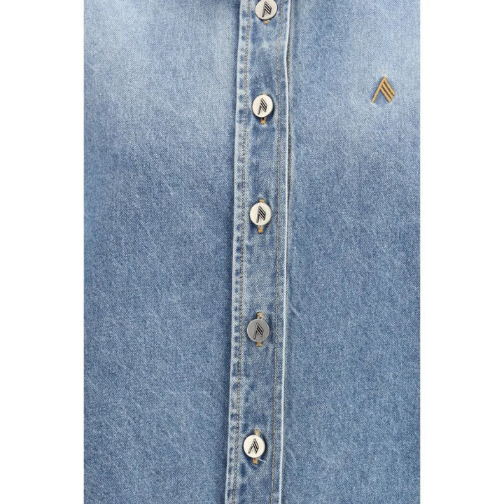 The Attico Blue Denim Shirt