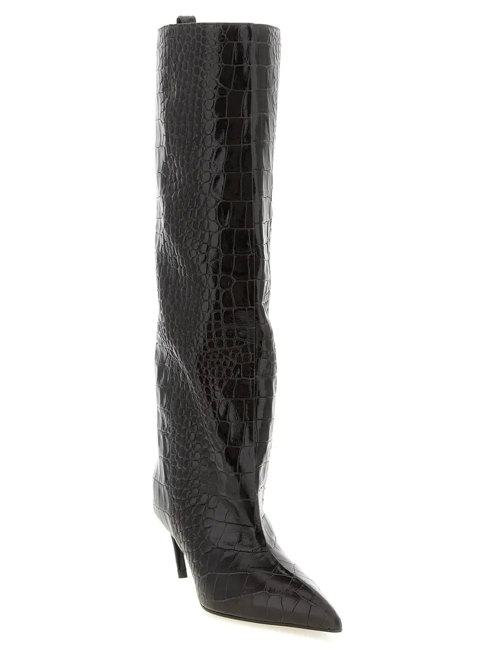 The Attico Brown Bovine Leather Over Knee