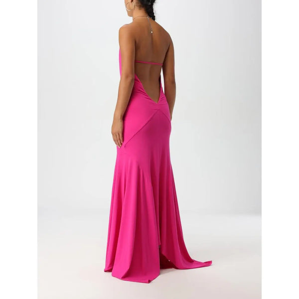 The Attico Fuchsia Jersey Cocktail Dress women’s dress