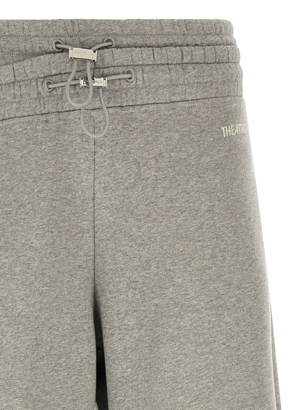 The Attico Gray Cotton Casual Pants