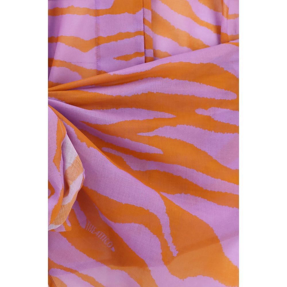 The Attico Dresses - Multicolor Cotton Pattern Shirt