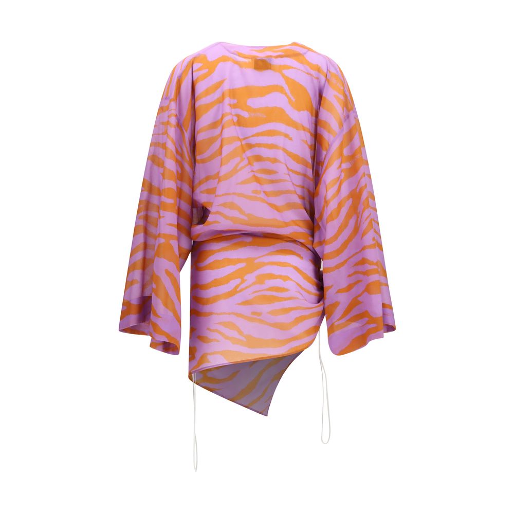 The Attico Dresses - Multicolor Cotton Pattern Shirt