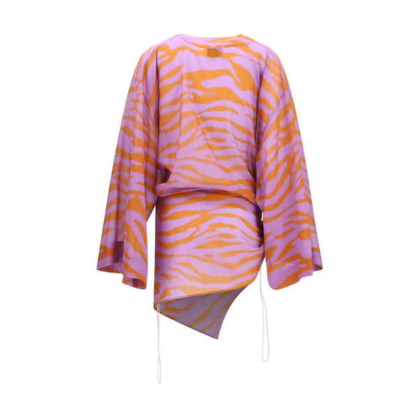 The Attico Dresses - Multicolor Cotton Pattern Shirt