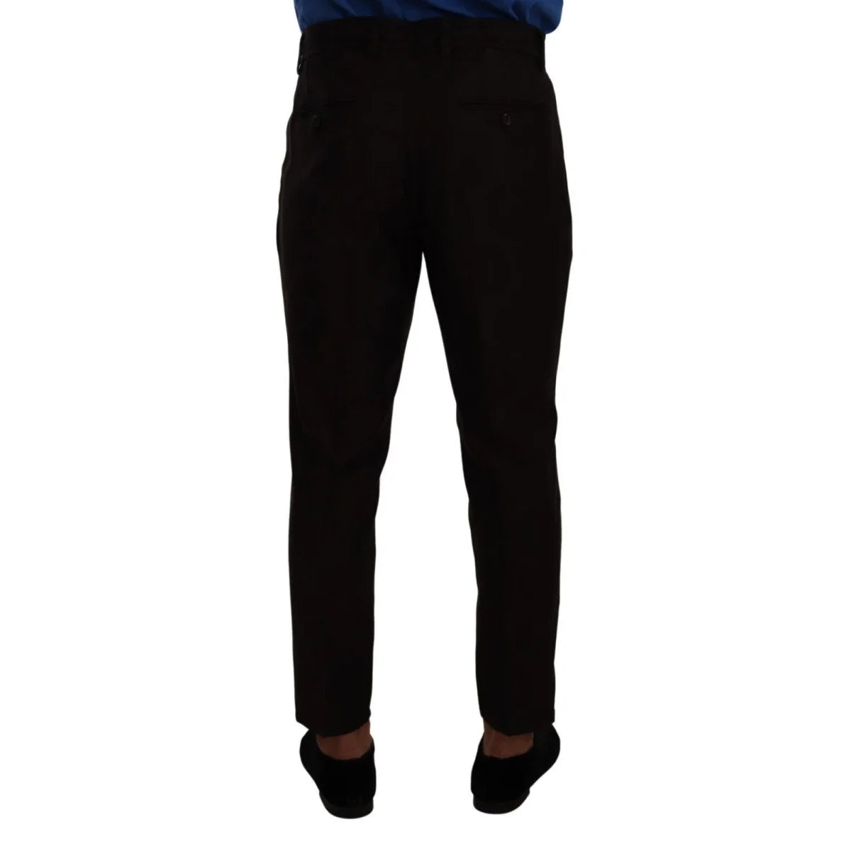 Authentic Dolce Gabbana Burgundy Virgin Wool Joggers &