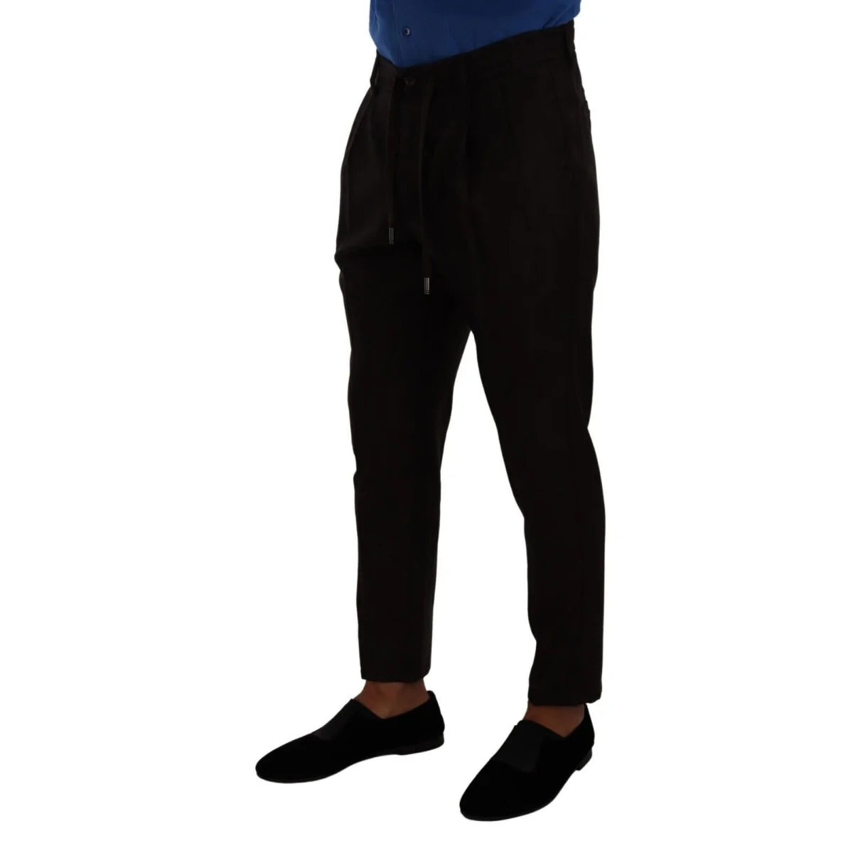 Authentic Dolce Gabbana Burgundy Virgin Wool Joggers &