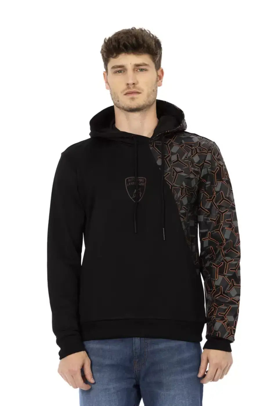 Automobili Lamborghini Black Cotton Men’s Hoodie