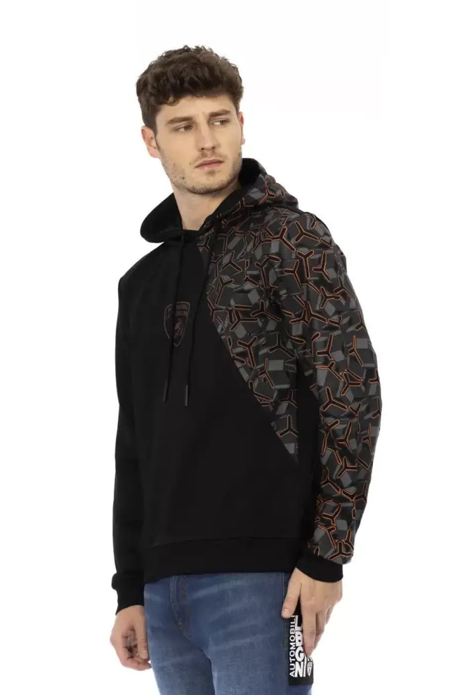 Automobili Lamborghini Black Cotton Men’s Hoodie