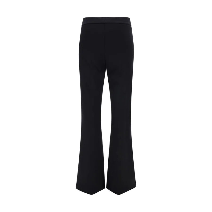 Avenue Montaigne Black Elastane Flared Pants