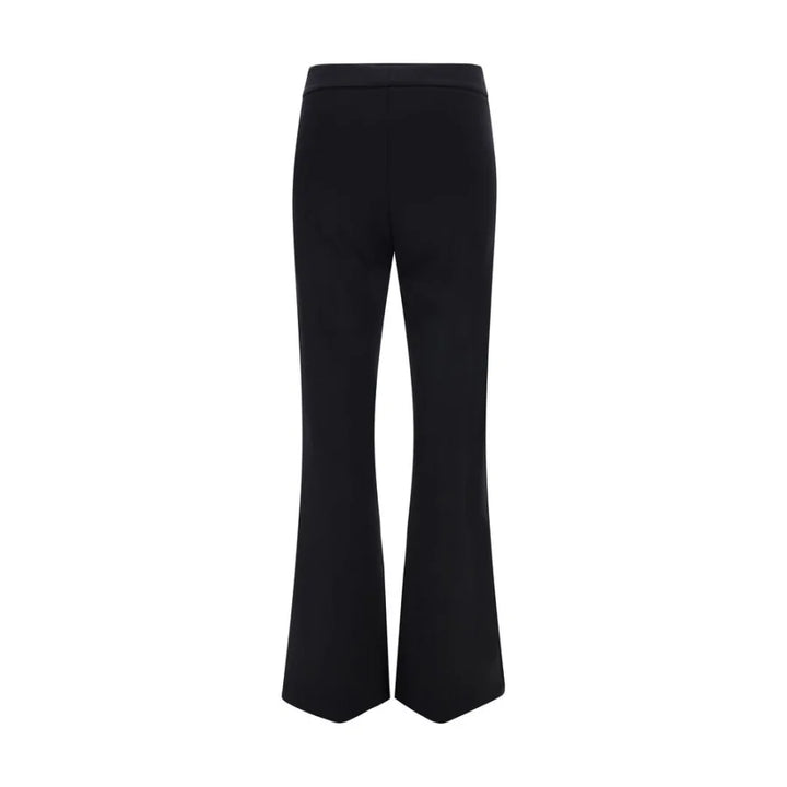 Avenue Montaigne Black Elastane Flared Pants