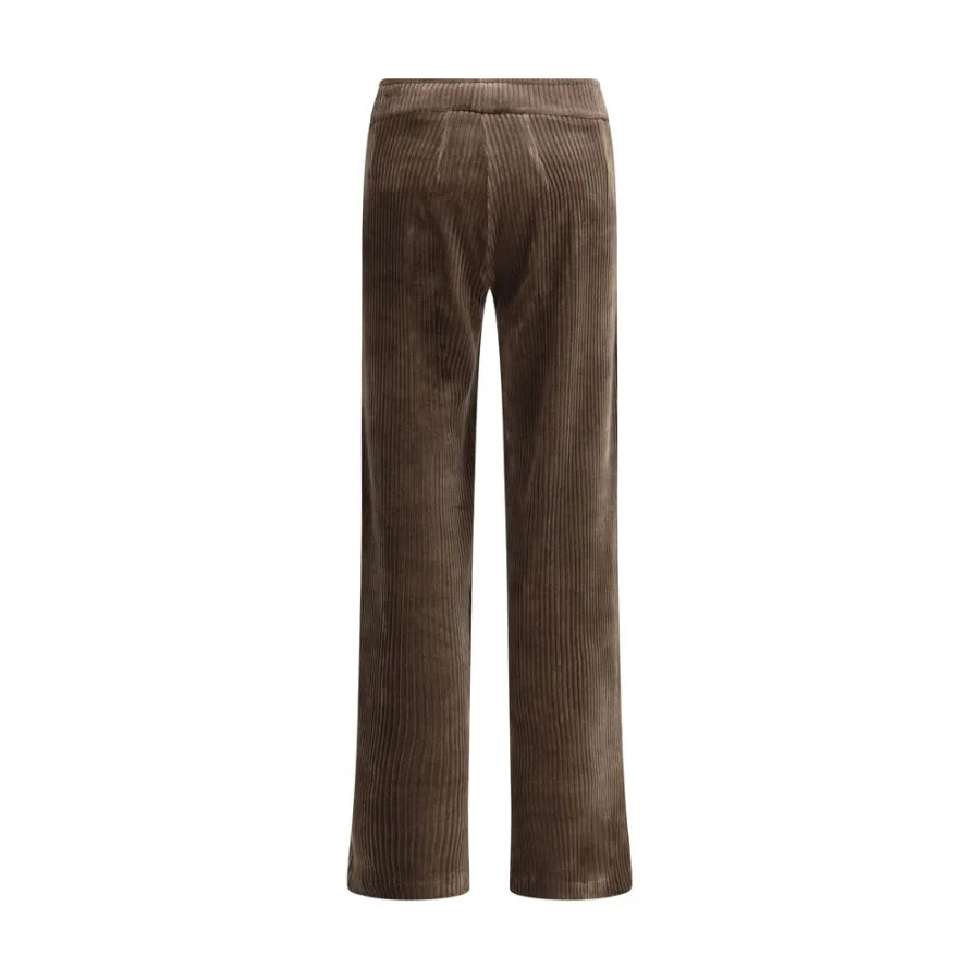 Avenue Montaigne Brown Cotton Casual Pants