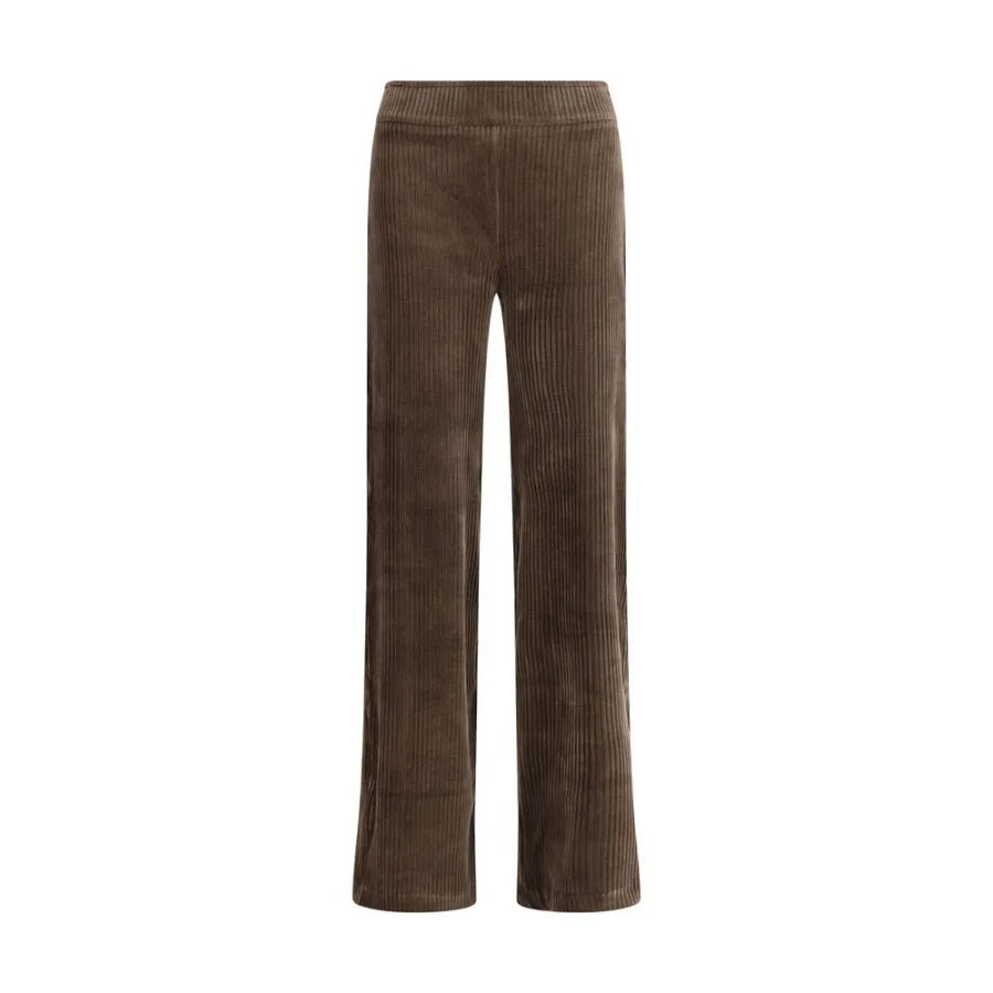 Avenue Montaigne Brown Cotton Casual Pants