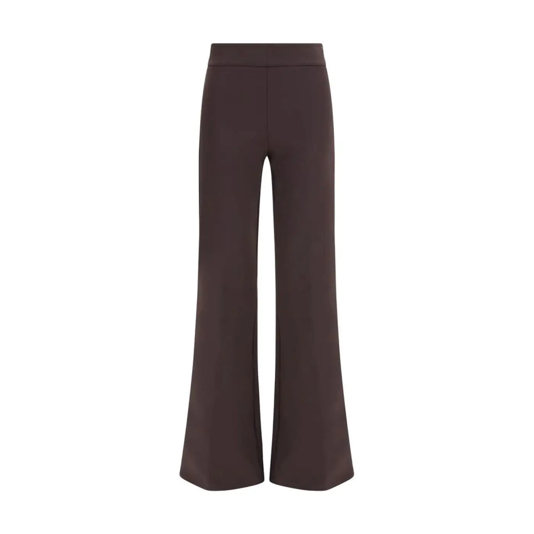 Avenue Montaigne Brown Polyamide Casual Pants