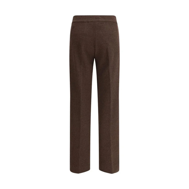 Avenue Montaigne Brown Polyester Casual Pants