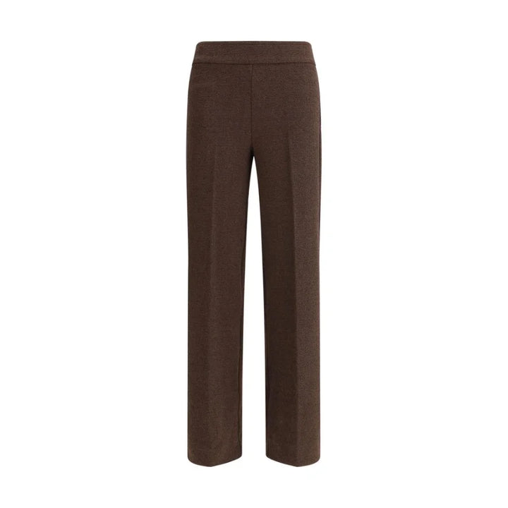 Avenue Montaigne Brown Polyester Casual Pants