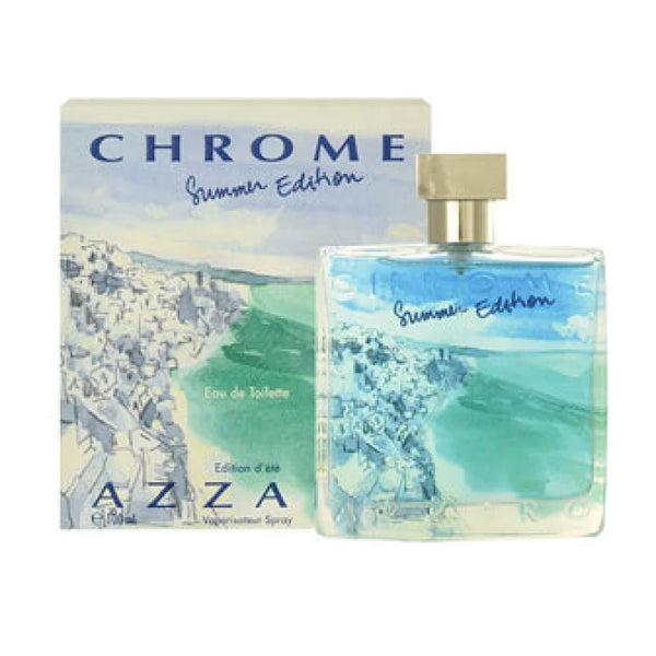 Azzaro Men’s Cologne - Chrome Summer Dress to Impress with Brazilian Rosewood
