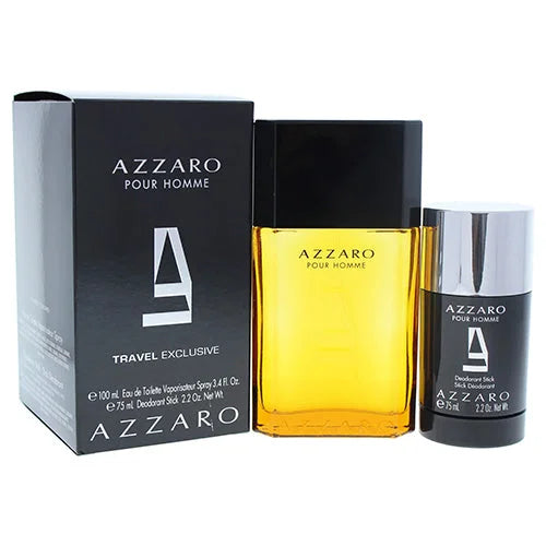 Azzaro Pour Homme Piece Gift Set for Men Eau De Toilette Spray Men’s Sets