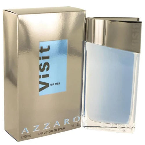 Azzaro Visit Eau for Men Fresh Spicy Fragrance with Youthful Charm Men’s Cologne