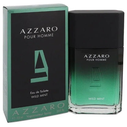 Azzaro Wild Mint Cologne Refreshing Aromatic Green Scent for Men Men’s