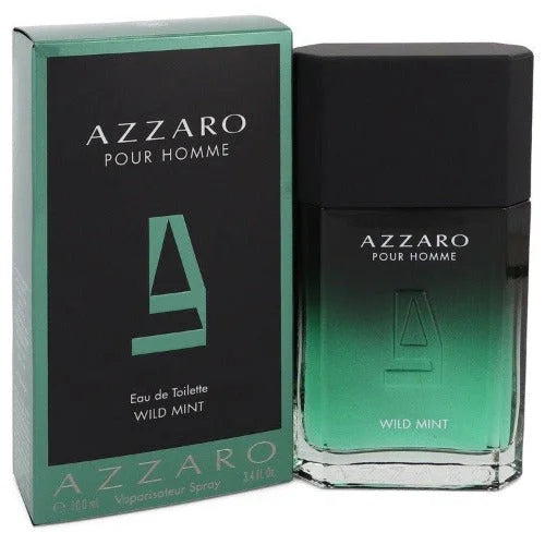 Azzaro Wild Mint Cologne Refreshing Aromatic Green Scent for Men Men’s