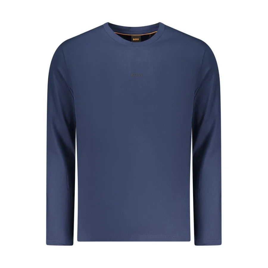 Hugo Boss Blue Organic Cotton Men T-Shirt